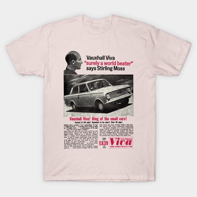 VAUXHALL VIVA - advert T-Shirt by Throwback Motors